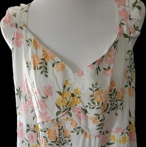 Andree- Lined Floral sundress.